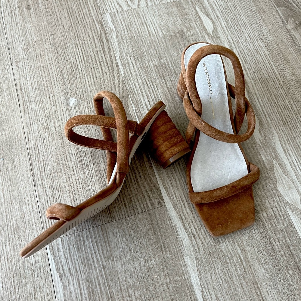 Suede sandals